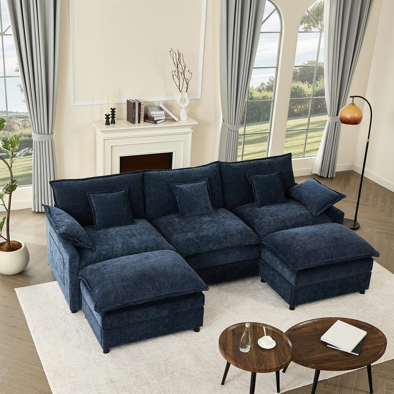 U-Shaped Modular Sectional Sofa