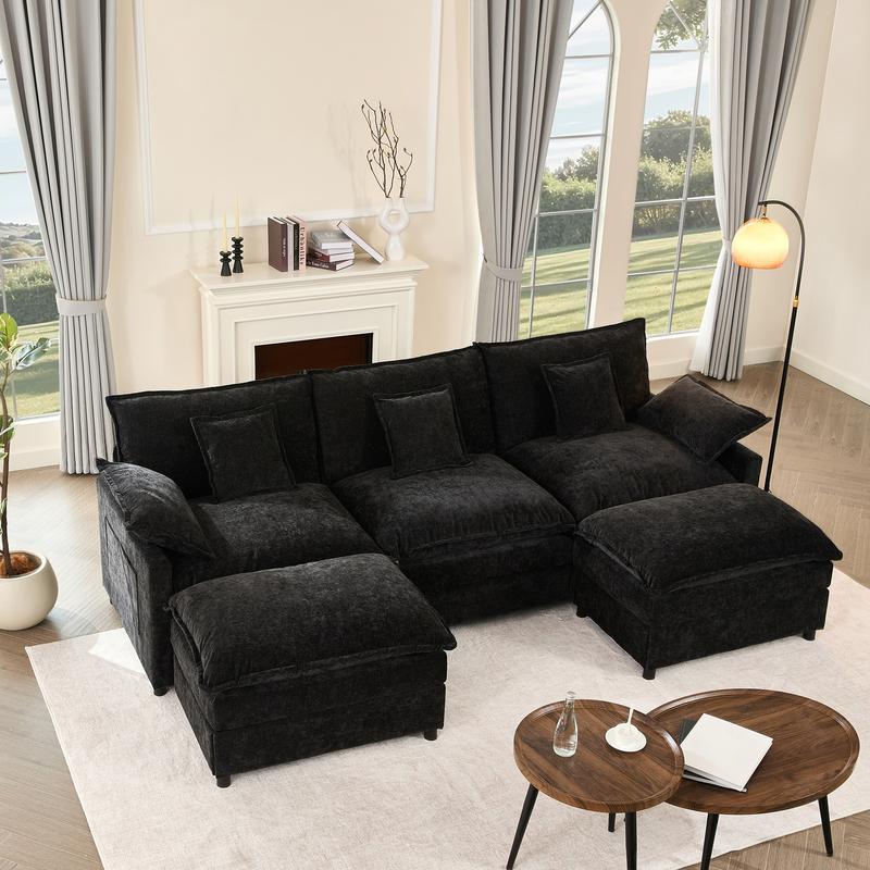 U-Shaped Modular Sectional Sofa