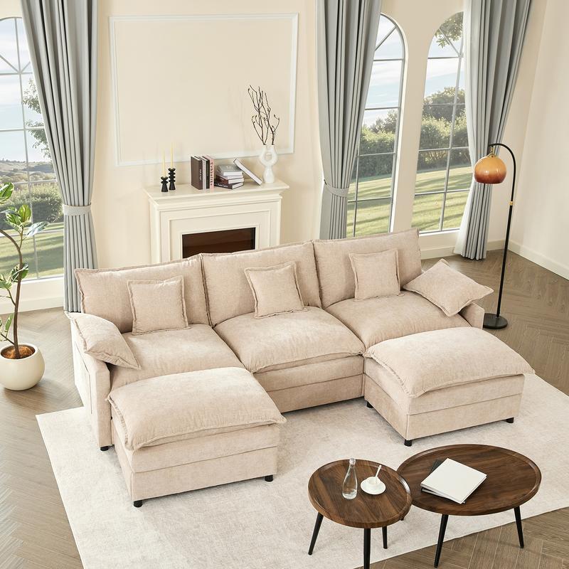 U-Shaped Modular Sectional Sofa